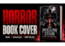 design a cinematic horror book cover for amazon KDP